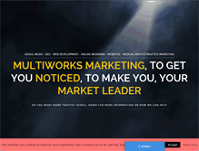 Tablet Screenshot of multiworksmarketing.com